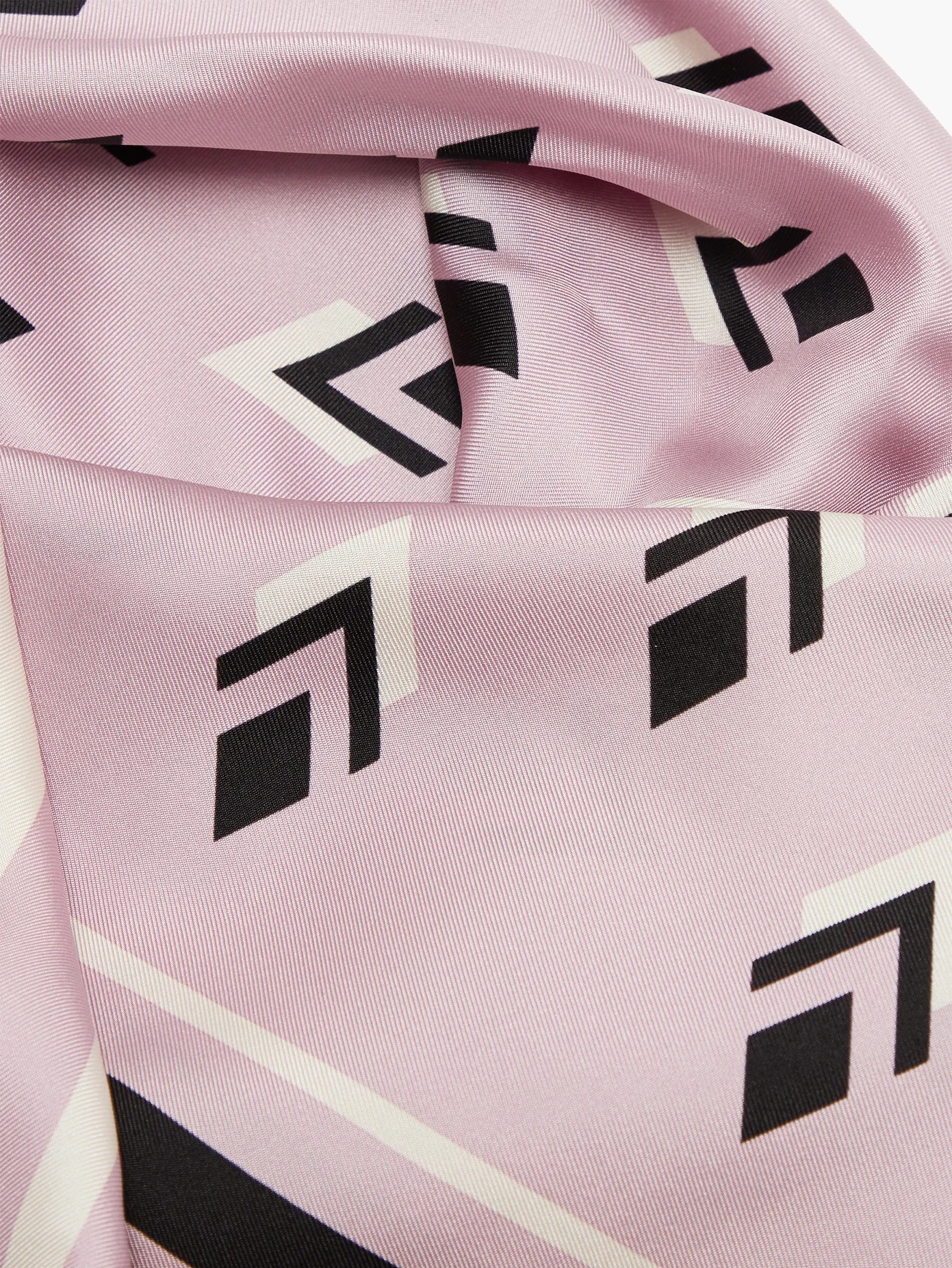 Geometric-print silk scarf - 2