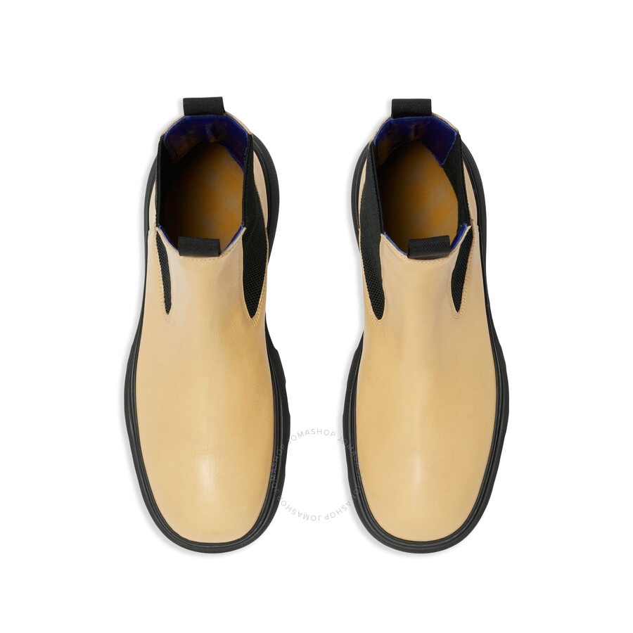 Burberry Creeper Chelsea Leather Boots - 3