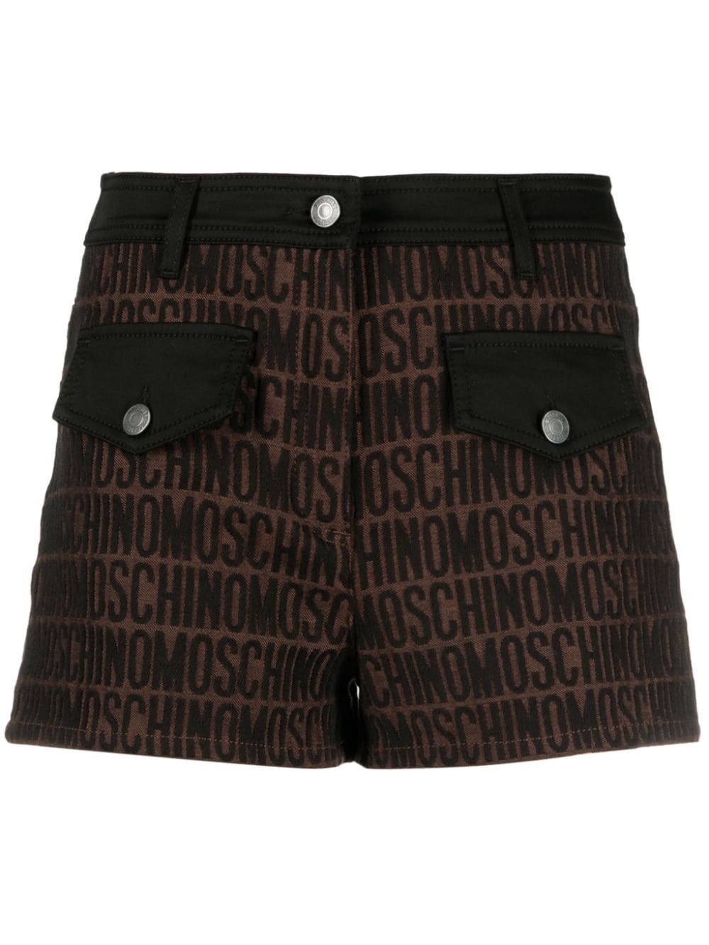 logo-jacquard short shorts - 1