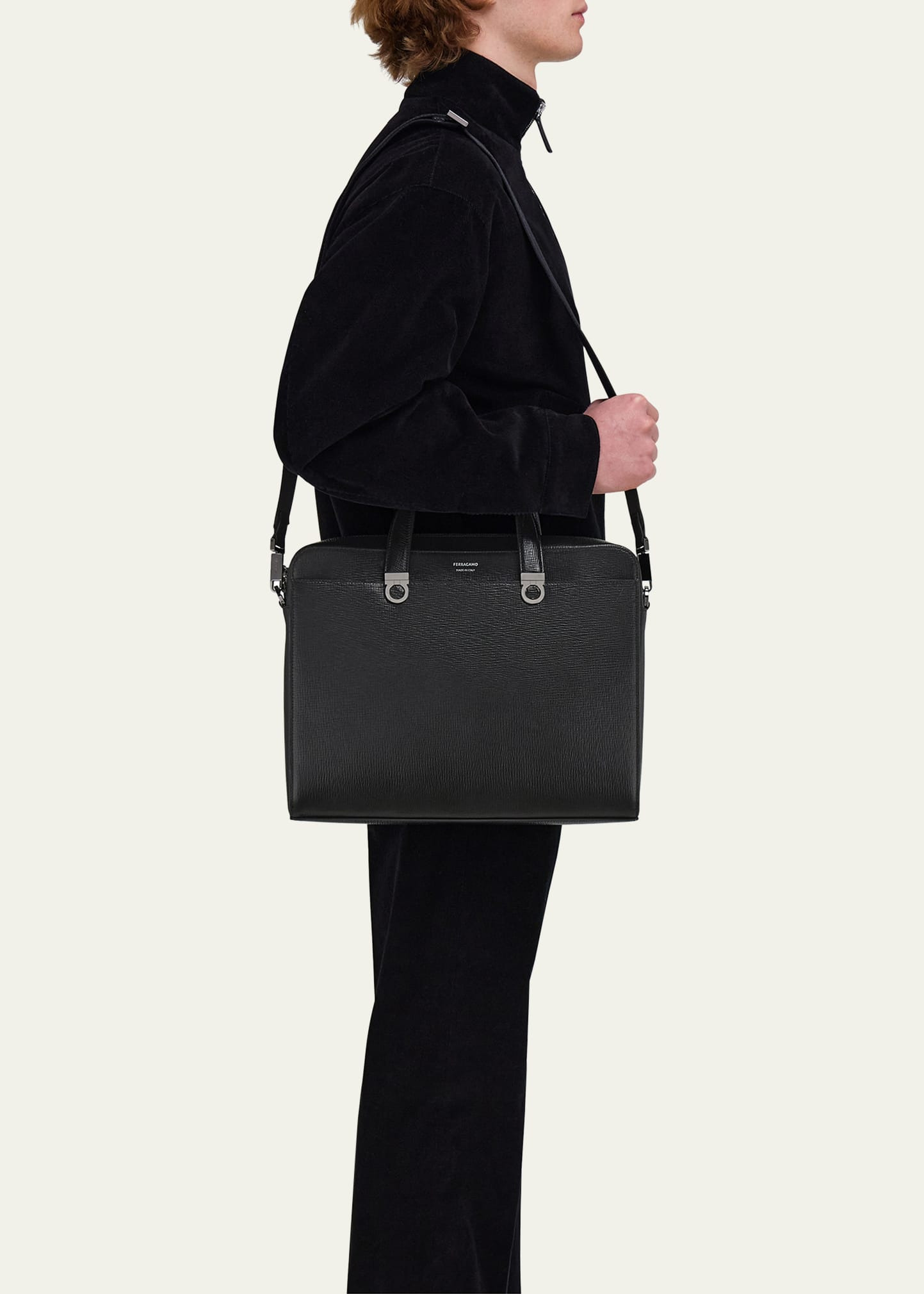Men's Trading Leather Briefcase - 2