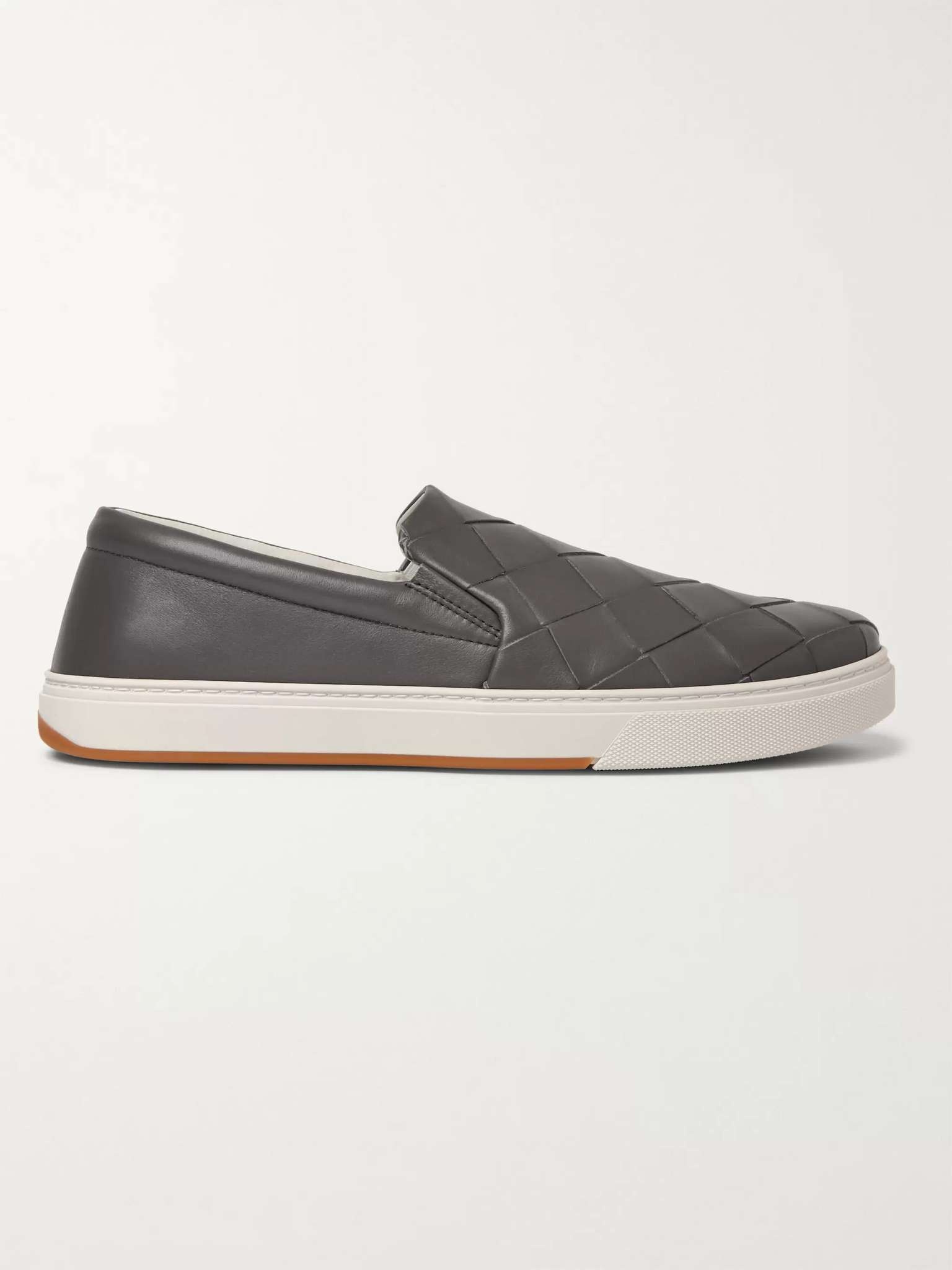 Dodger Intrecciato Leather Slip-On Sneakers - 9