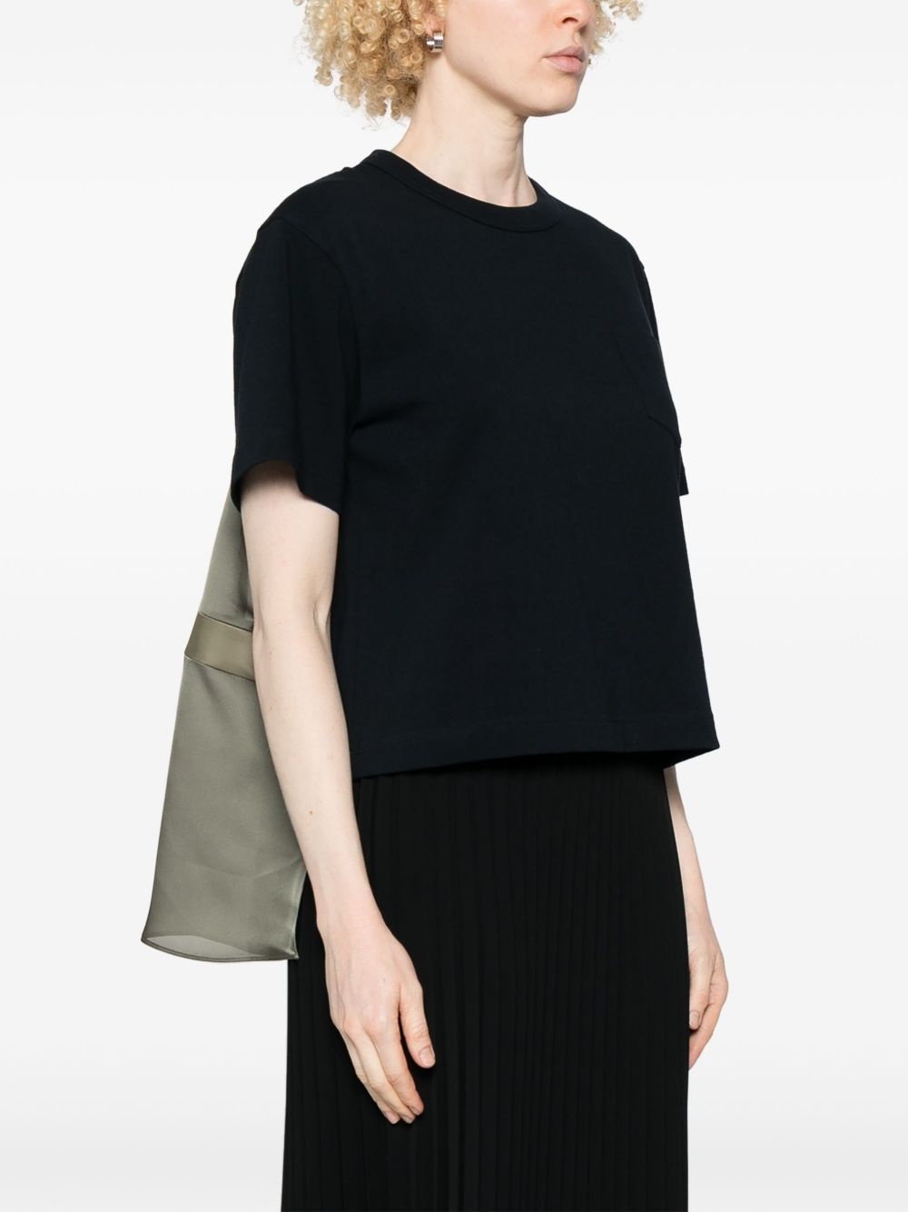 panelled T-shirt - 3