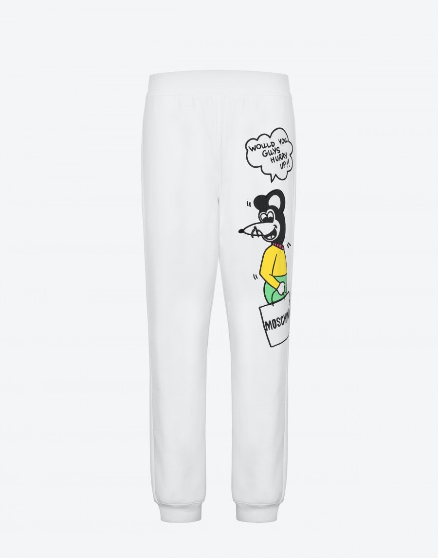 MOSCHINO COMICS CHARACTERS ORGANIC COTTON JOGGING - 1