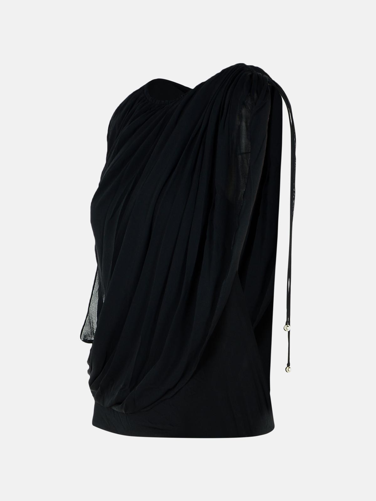 'DRAPED' VISCOSE BLEND TOP - 2