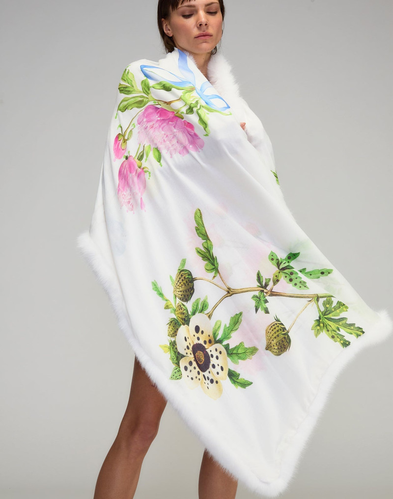 Faux Fur Trim Wrap 9