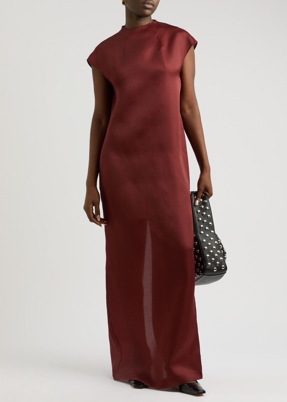 Khaite Lohan Semi-sheer Silk Maxi Dress - 4
