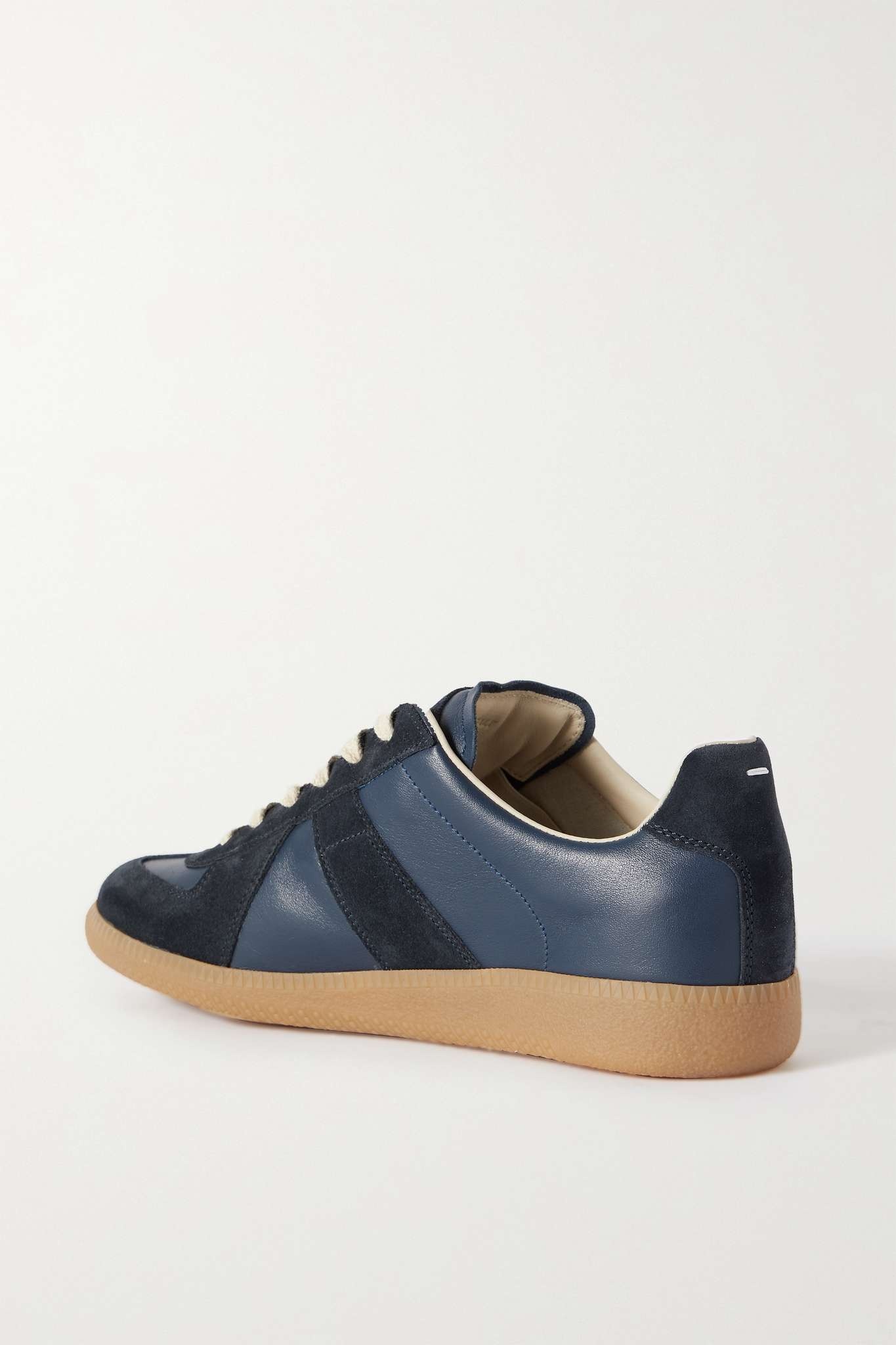 Replica leather and suede sneakers - 3