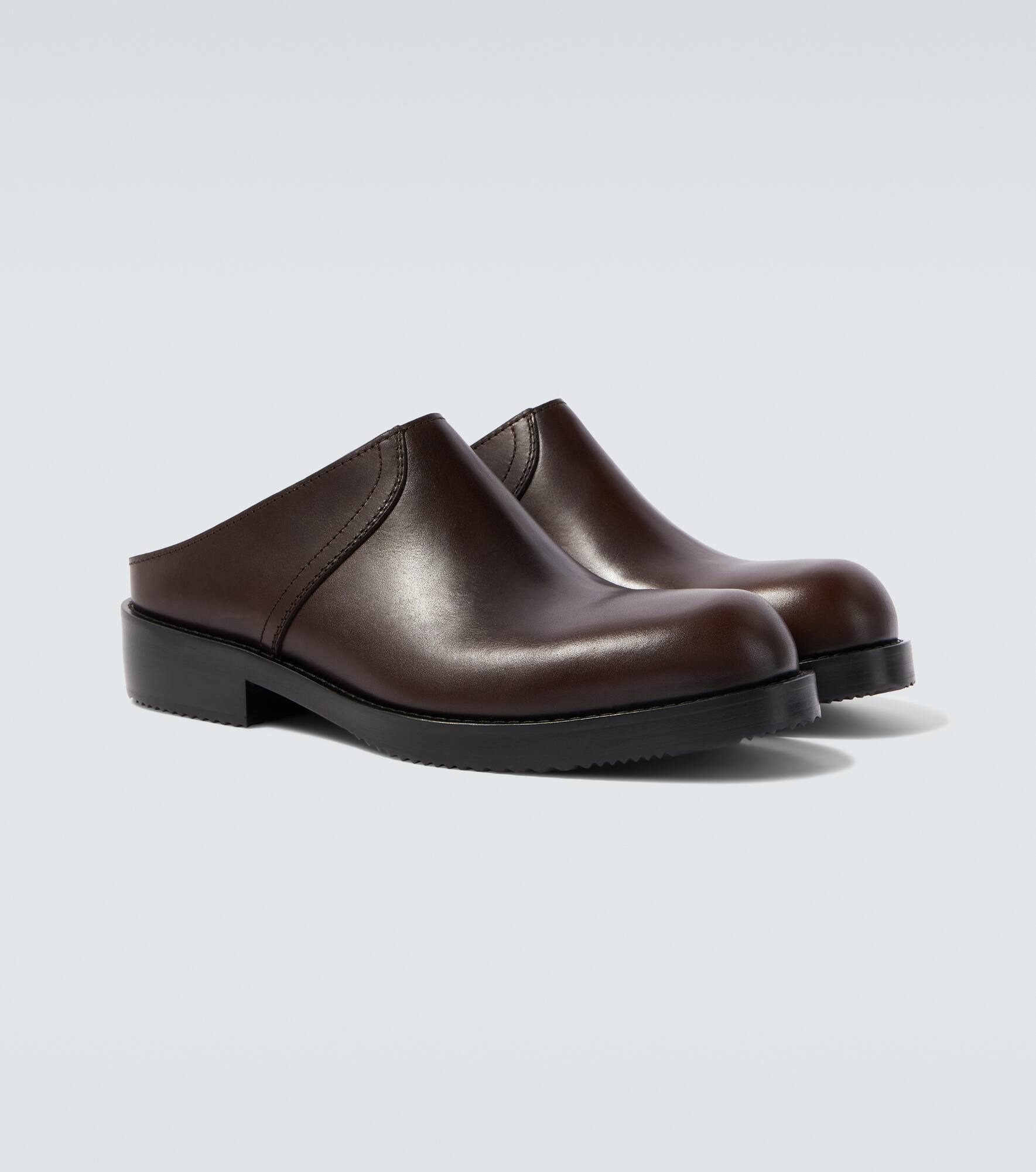 Leather mules - 5