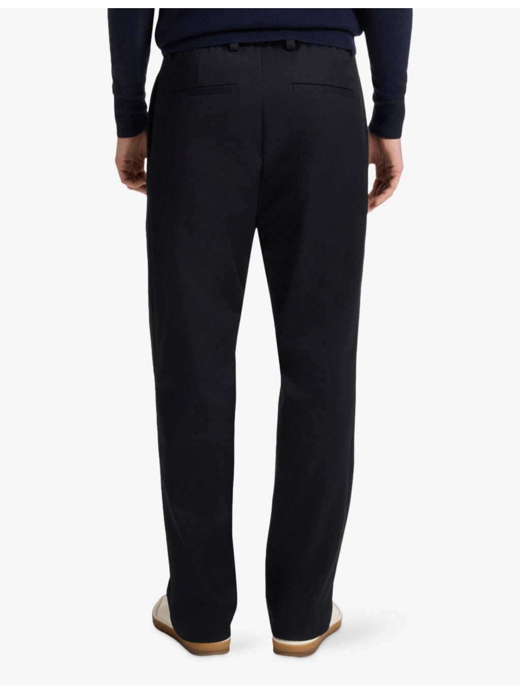 Beckham X BOSS Tailored Straight-Leg Stretch-Cotton Trousers - 4