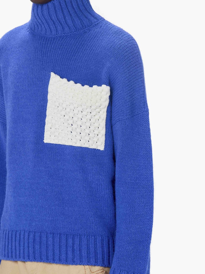 POPCORN PATCH POCKET TURTLENECK JUMPER 5