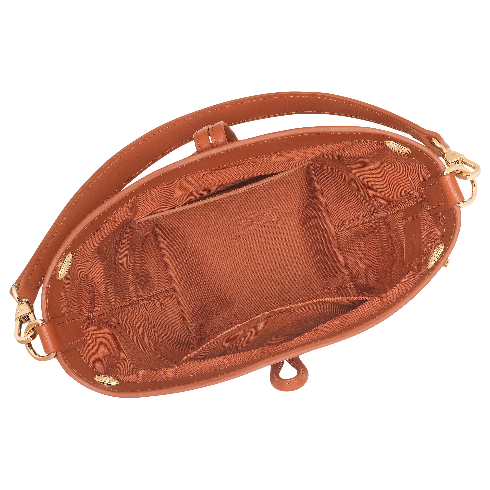 Le Roseau XS Bucket bag Bark - Leather - 5