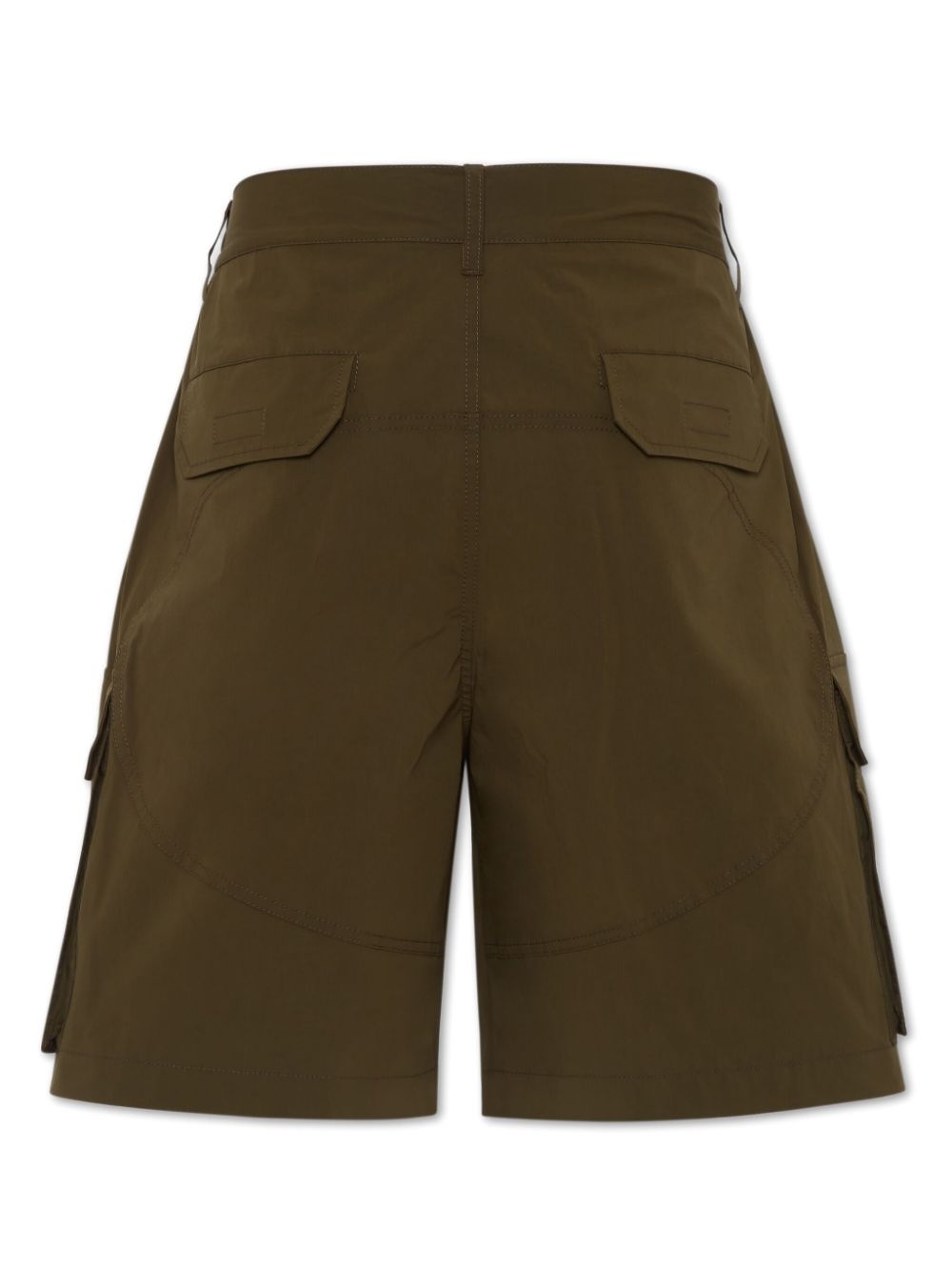 logo-print cargo shorts - 2
