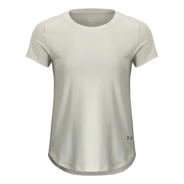 (WMNS) Under Armour Vanish Elite Vent T-shirt 'Beige' 1383638-273 - 1