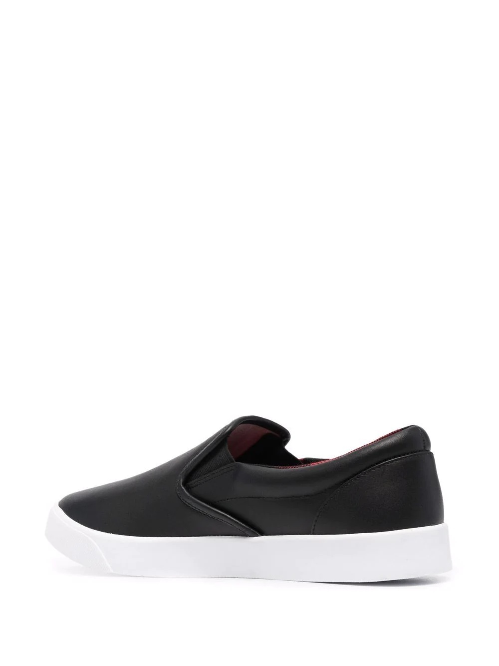 slip-on leather sneakers - 3