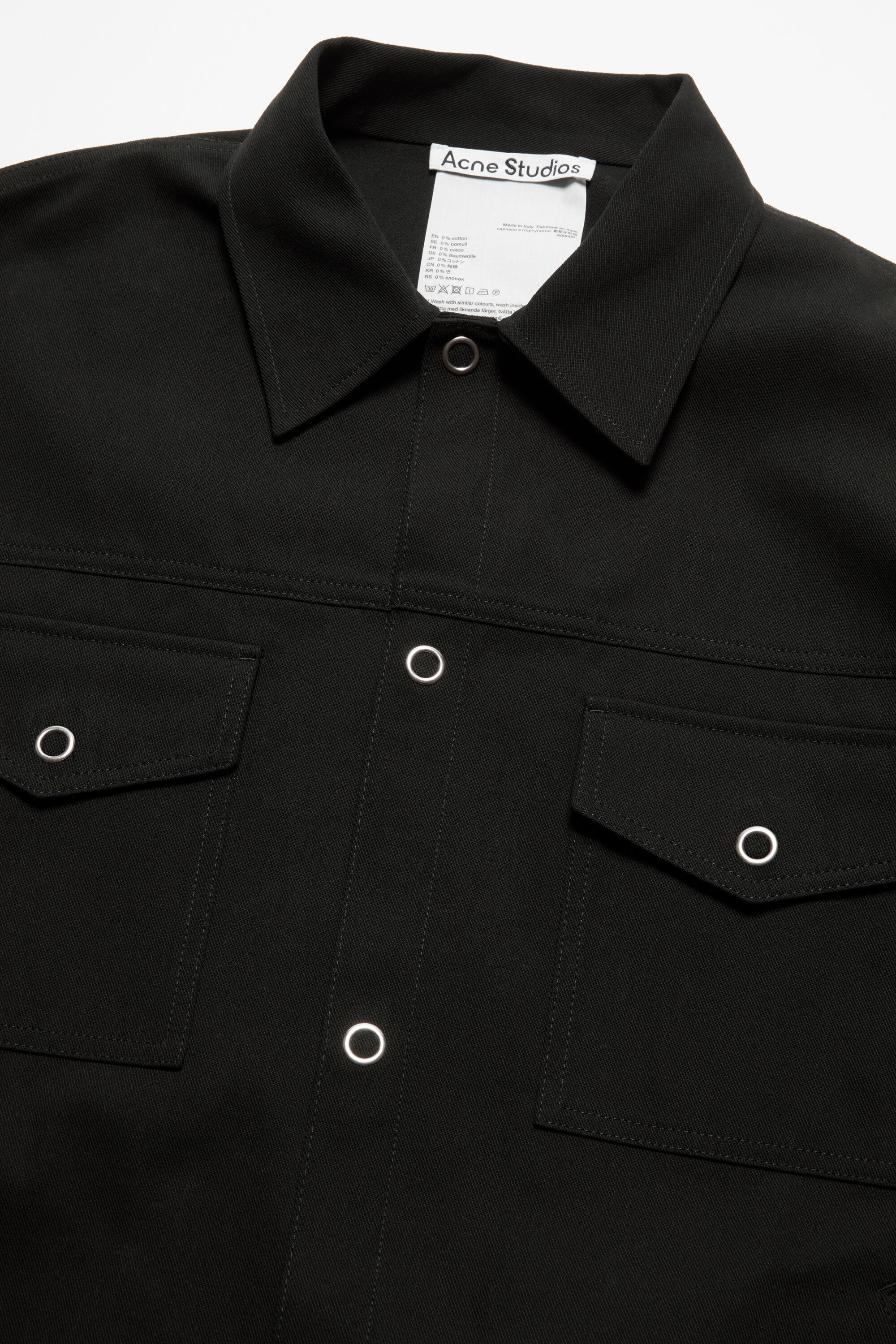Twill jacket - Black - 6