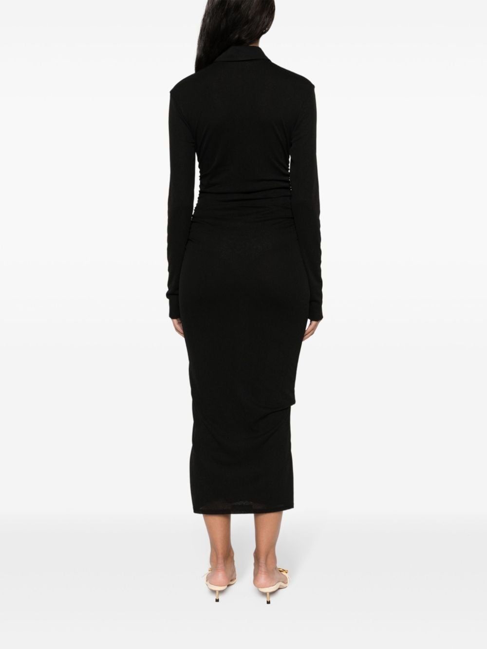 Verity ruched maxi dress - 4