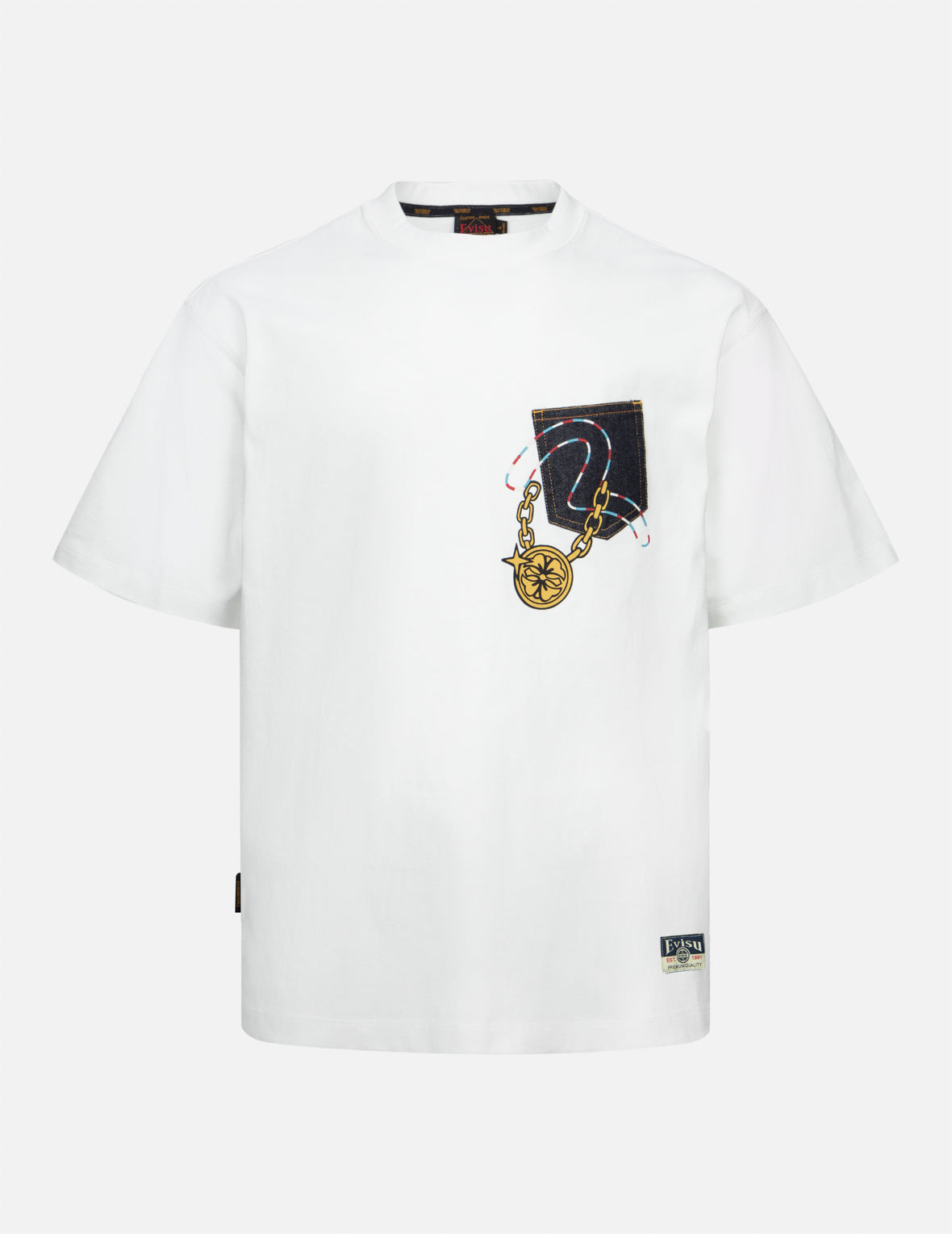 LUCKY SLOT MACHINE DAICOCK PRINT RELAX FIT T-SHIRT - 2