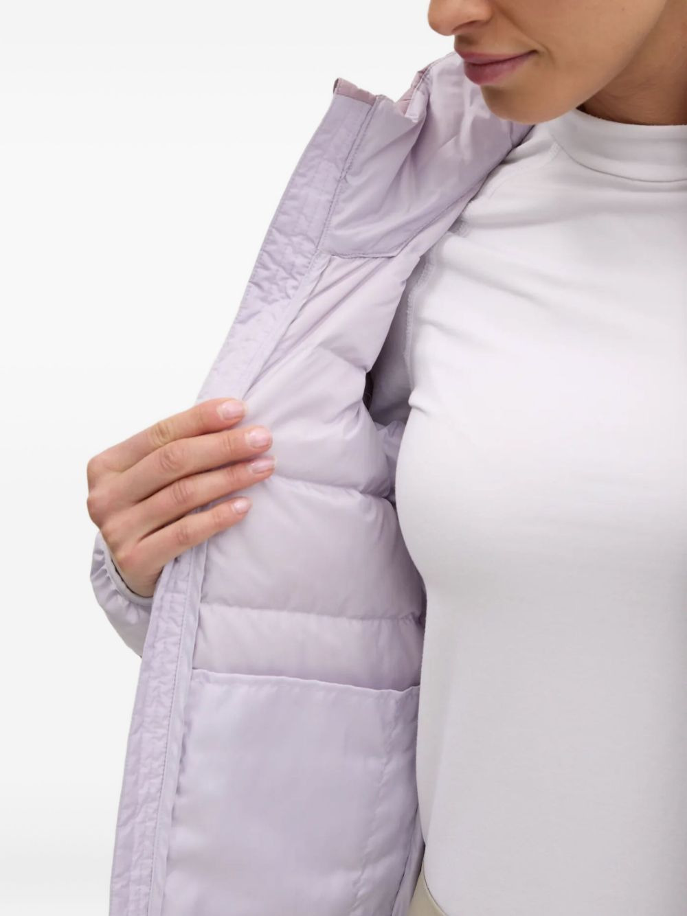 quilted panelled jacket - 4