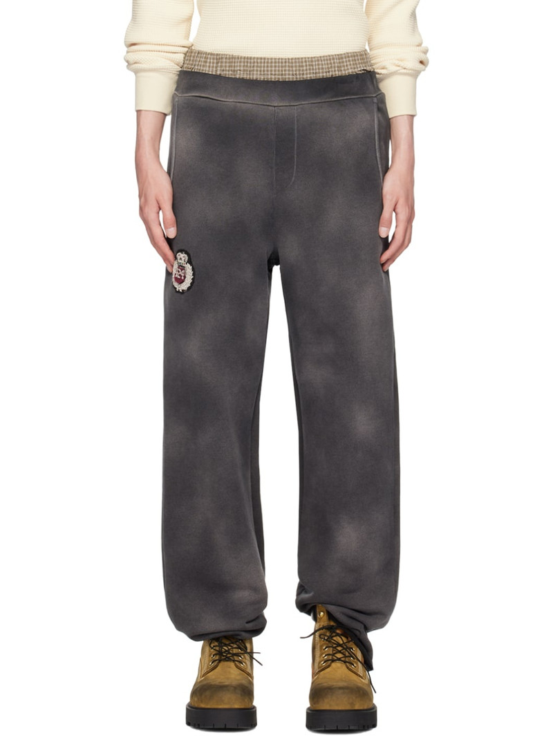 Gray Patch Sweatpants 1
