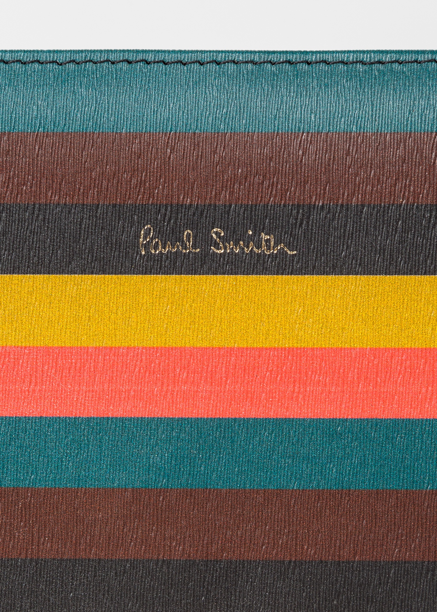 Paul Smith X Native Union - 'Artist Stripe' Leather MacBook Sleeve - 3