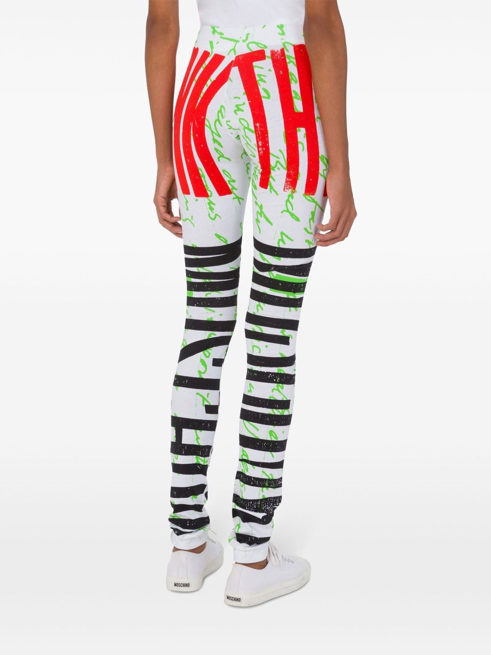 graphic-print leggings - 3