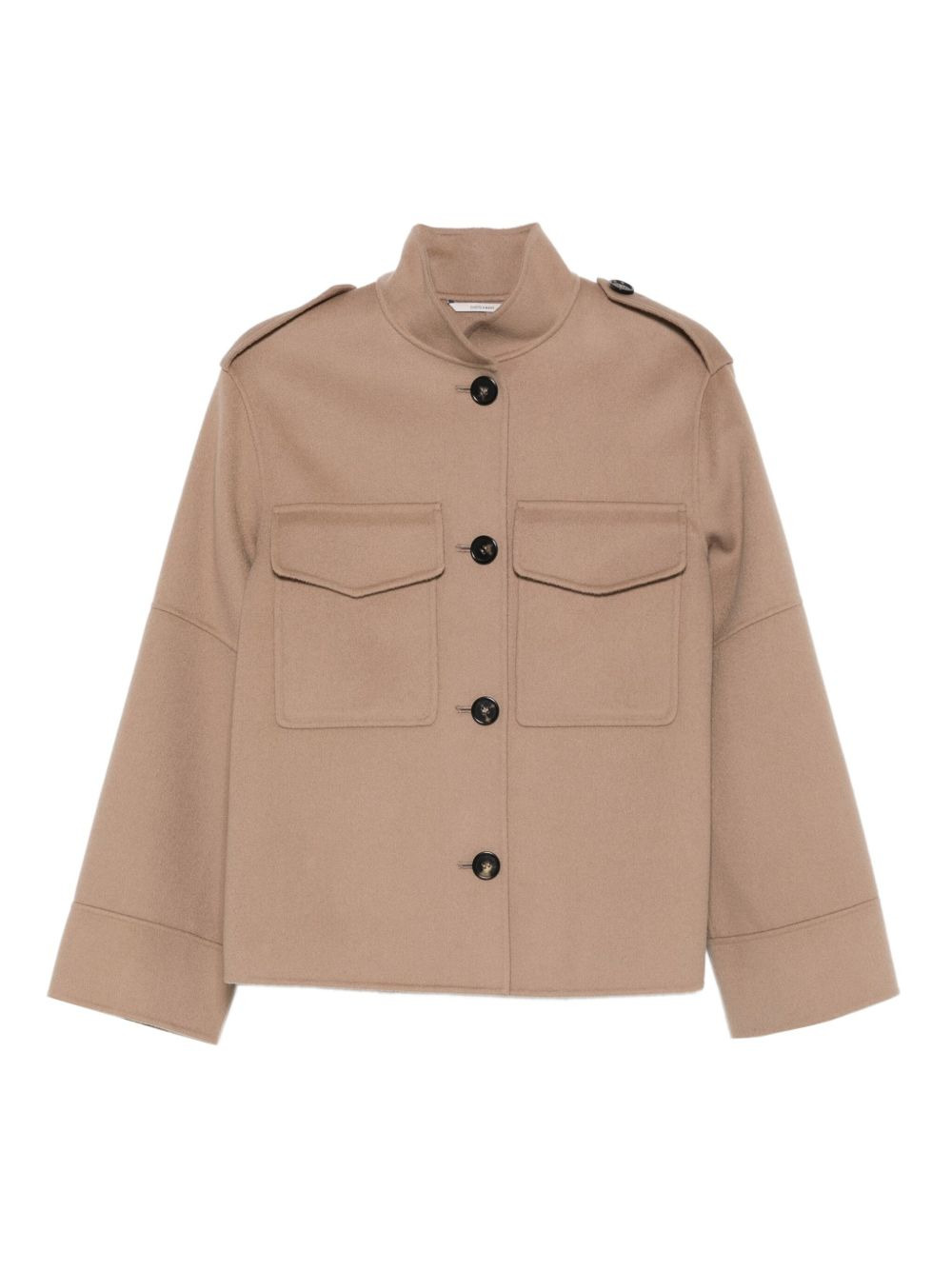 flap-pocket button jacket - 1