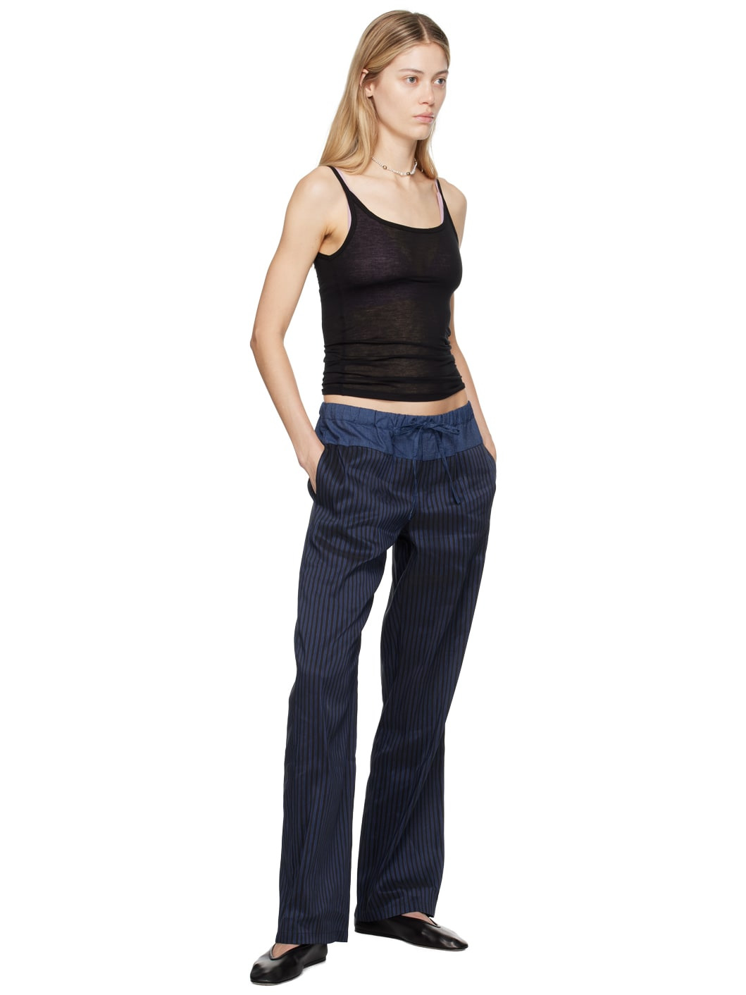 Black Bamboo Lyocell Tank Top - 4