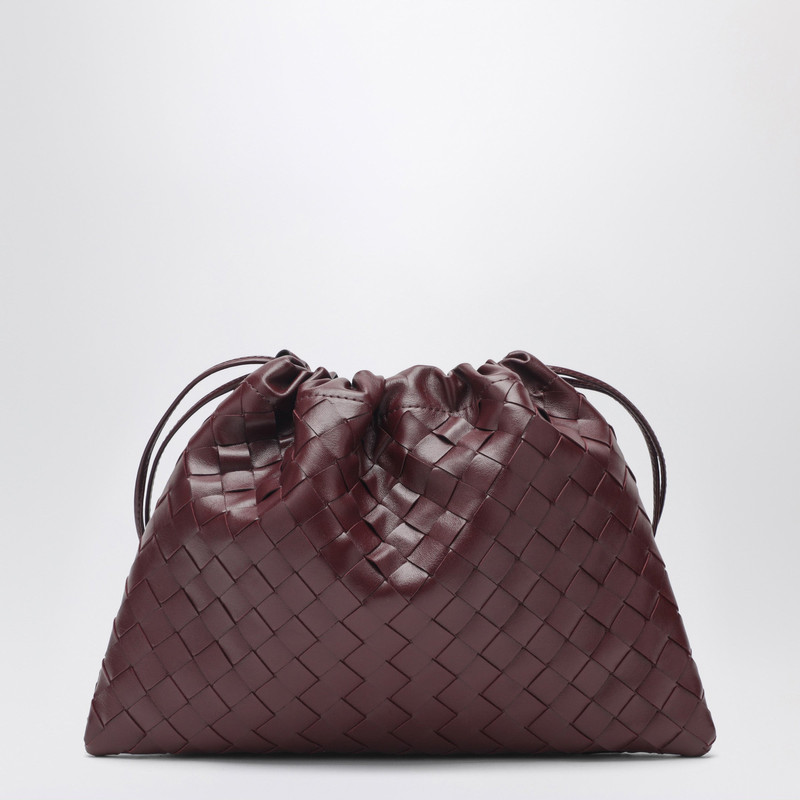 Medium Intrecciato dustbag in Barolo 1