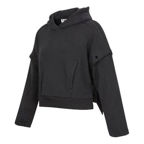 (WMNS) adidas originals Contempo Hoodie 'Black' HC6606 - 1