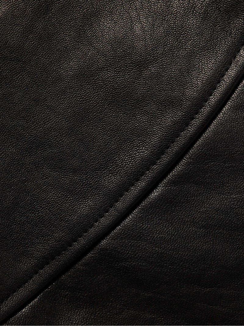 Slim-Fit Embellished Leather Jacket 3