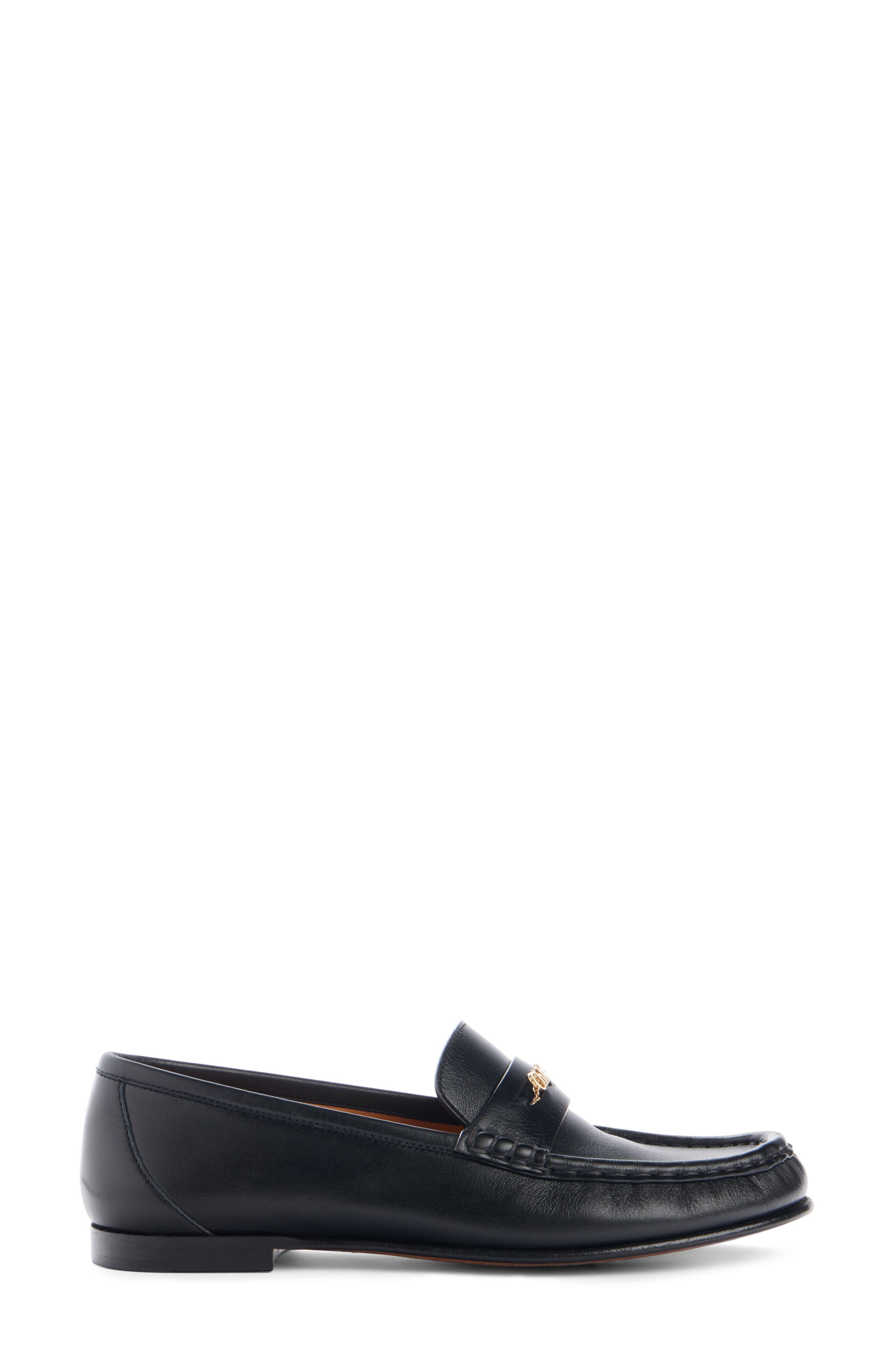 Chloé Logo Penny Loafer in Black at Nordstrom - 3