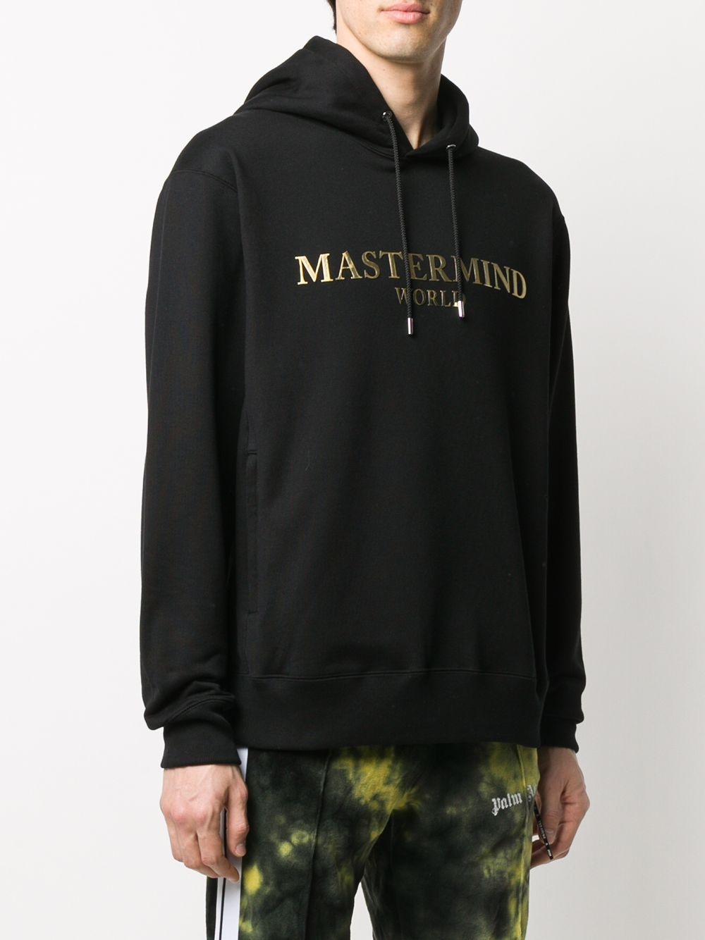 logo plaque hoodie - 3