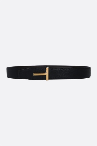 TOM FORD T ICON GRAINY LEATHER REVERSIBLE BELT outlook