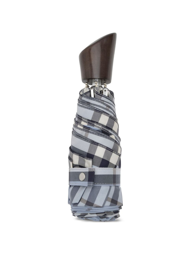 Burberry check folding umbrella outlook