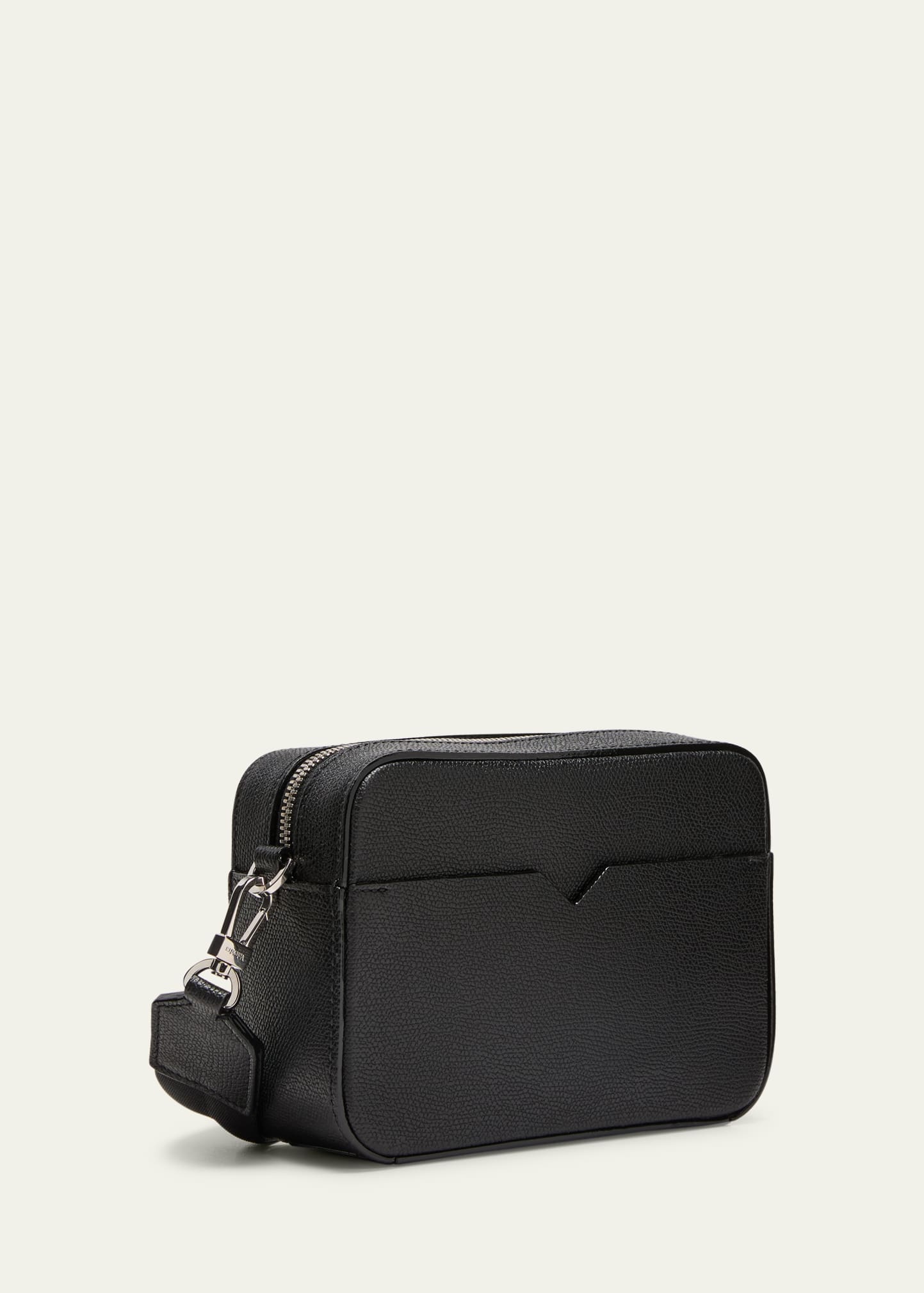 Men's Reporter Calfskin Crossbody Bag - 3