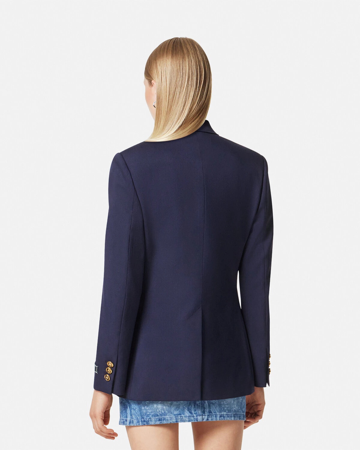 Slim Masculine Double-Breasted Blazer - 5