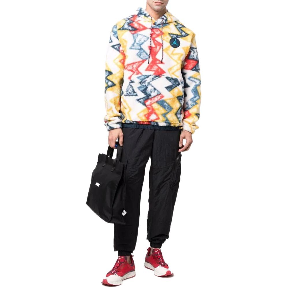 Air Jordan Classic Flying  Hooded Long Sleeves Hoodie Men's Multicolor DH1110-133 - 2