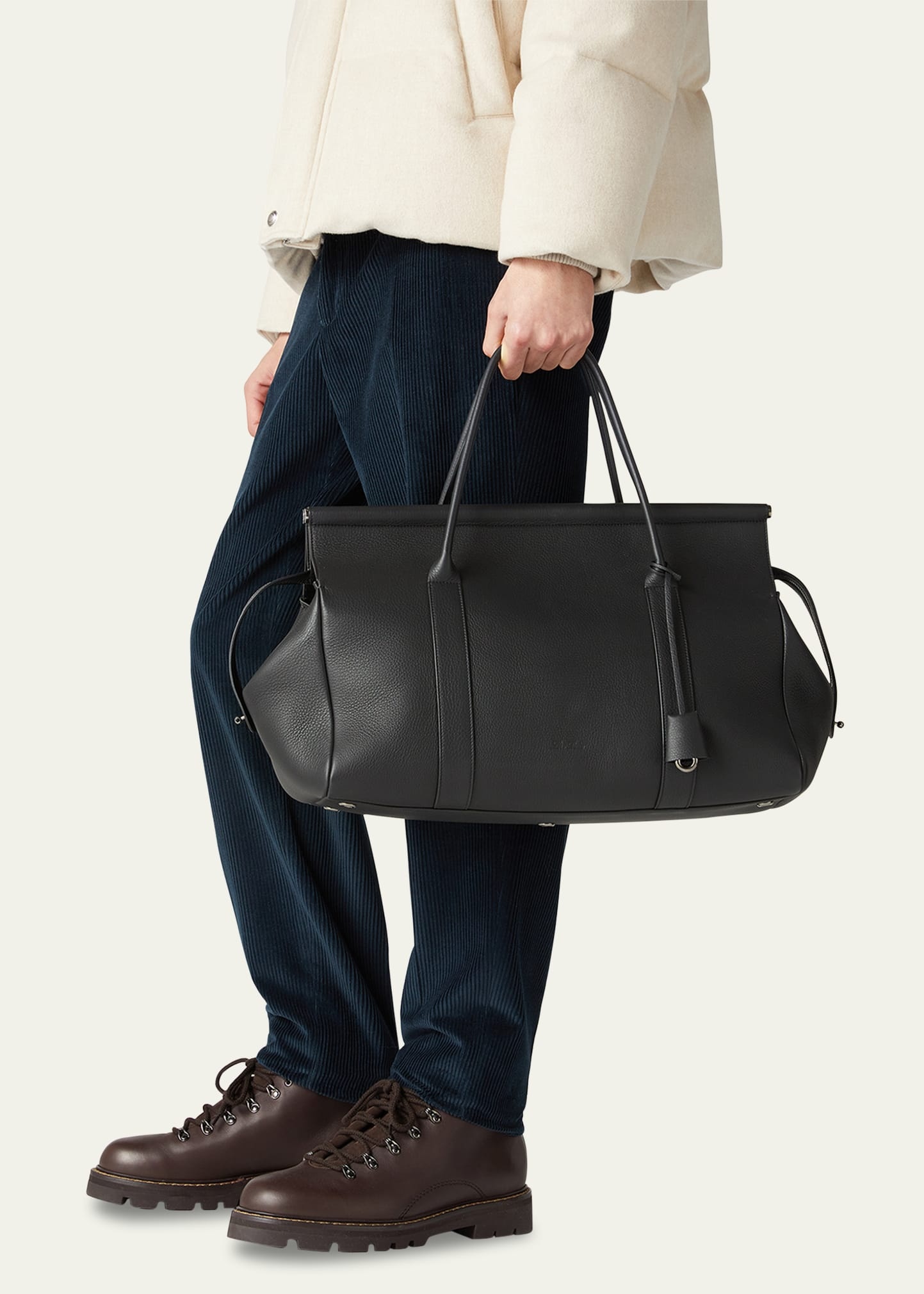 Men's Loom L42 Leather Weekender Bag - 2