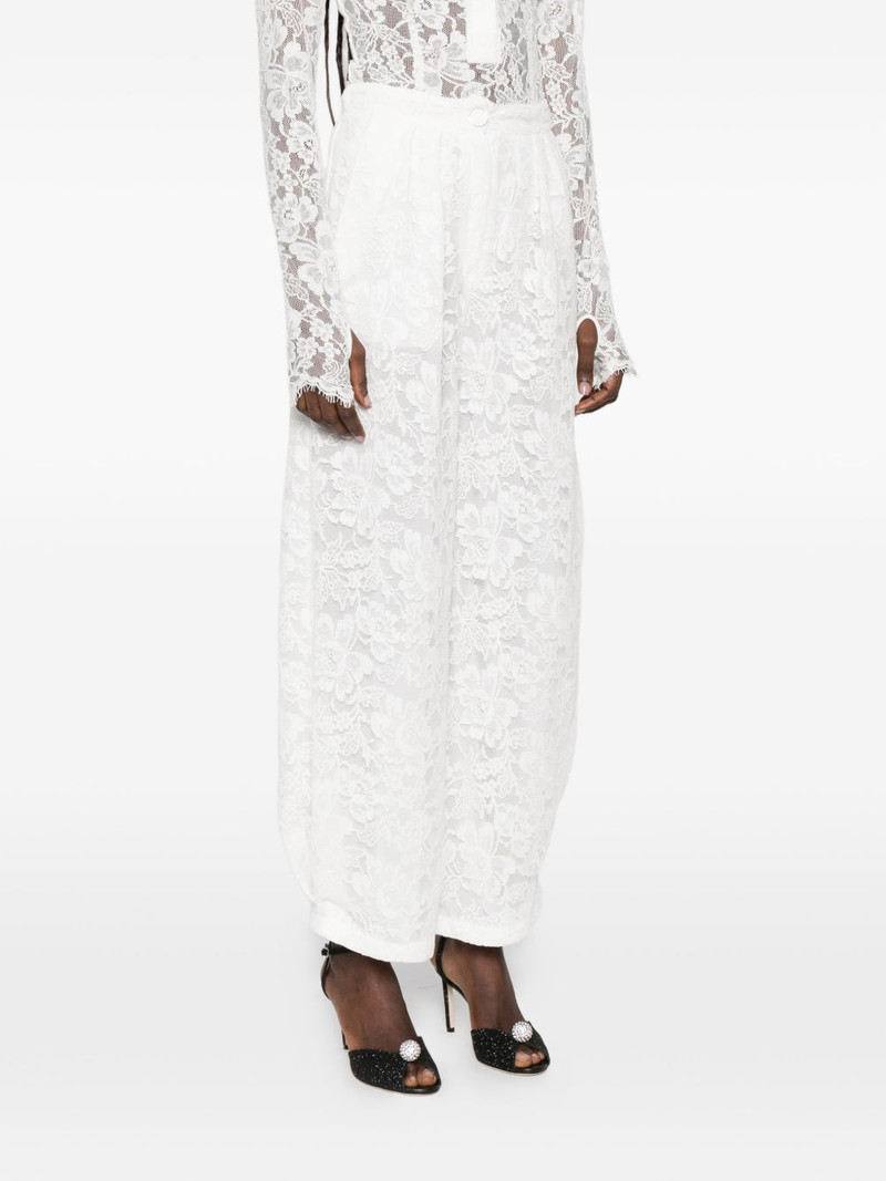 floral-print high-waist trousers 3