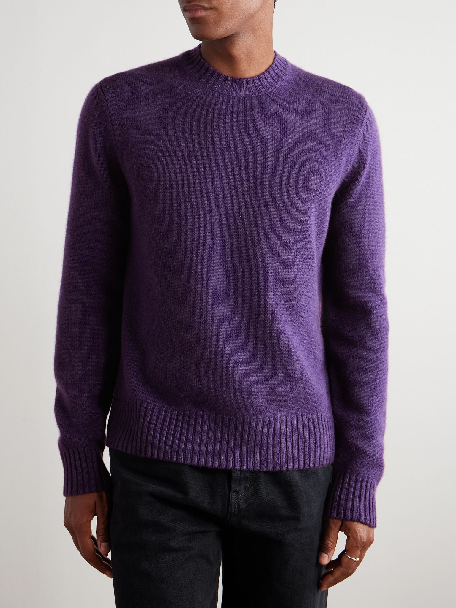 Cashmere Sweater Purple - 3