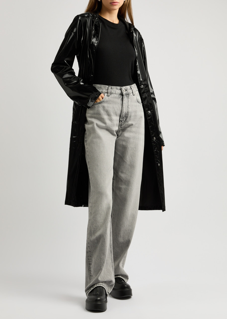 Rains Hooded Coated Shell Jacket - 4