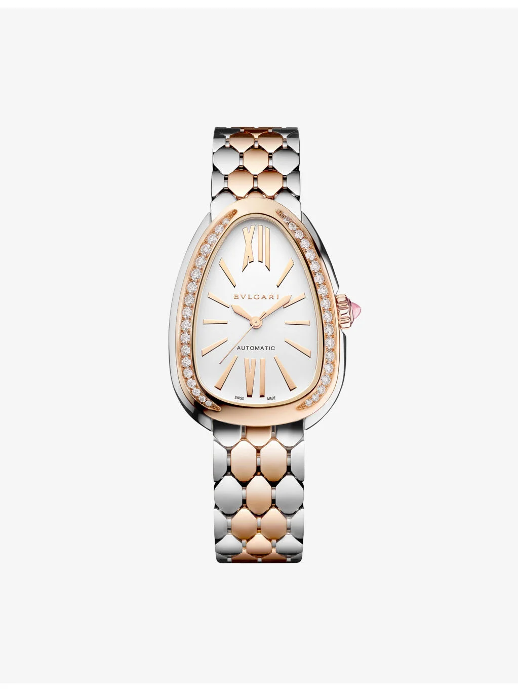 Serpenti Seduttori 18ct Rose Gold, Diamond And Stainless-Steel Automatic Watch 34mm - 1