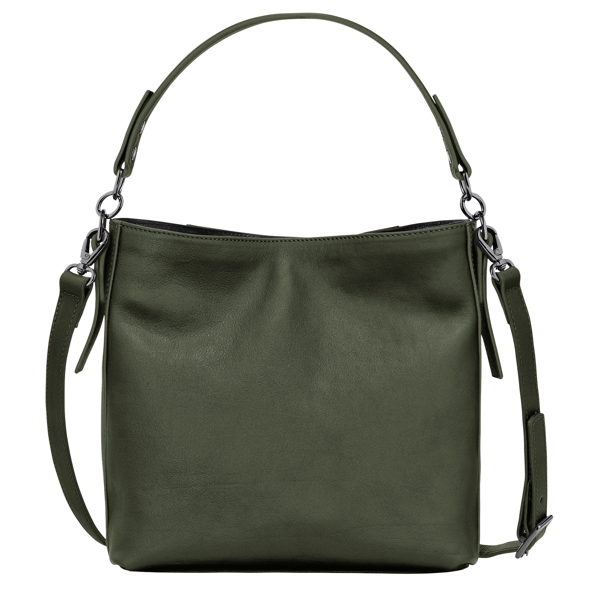 Longchamp 3D S Crossbody bag Khaki - Leather - 4