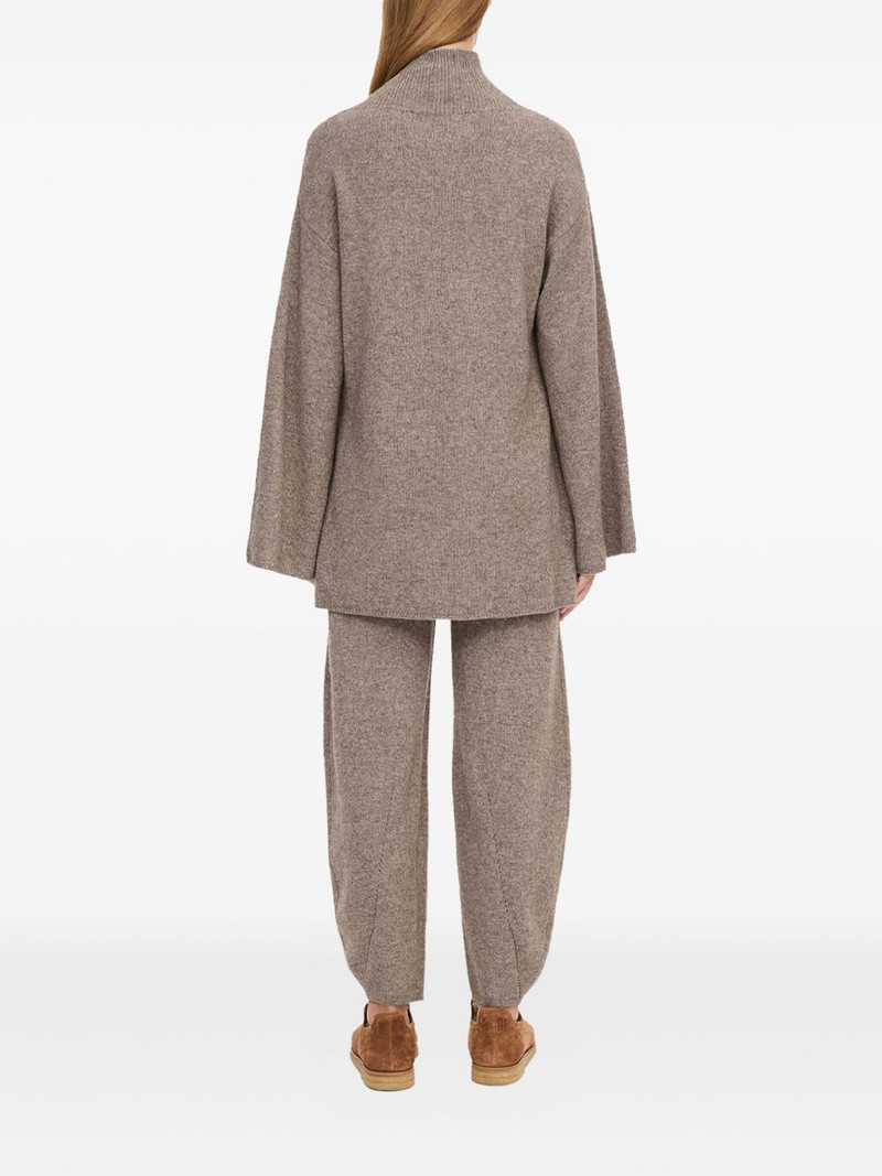 turtleneck wide-sleeves sweater 3