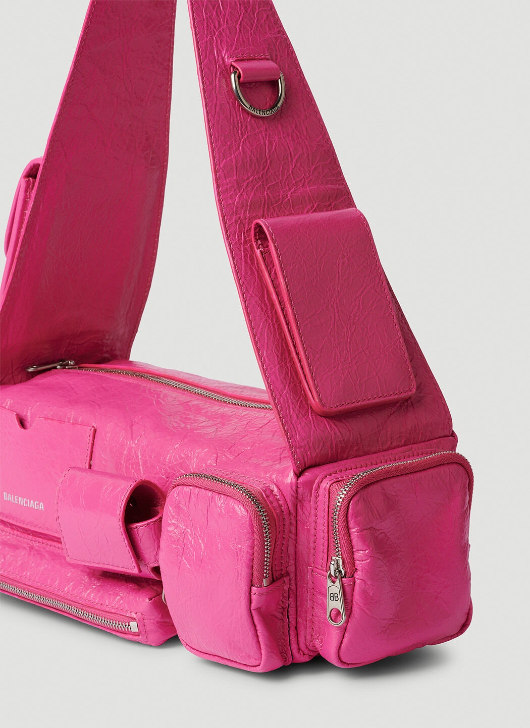 バレンシアガ superbusy xs ピンク スリングバッグ Balenciaga Pink XS Superbusy Sling Bag Balenciaga
