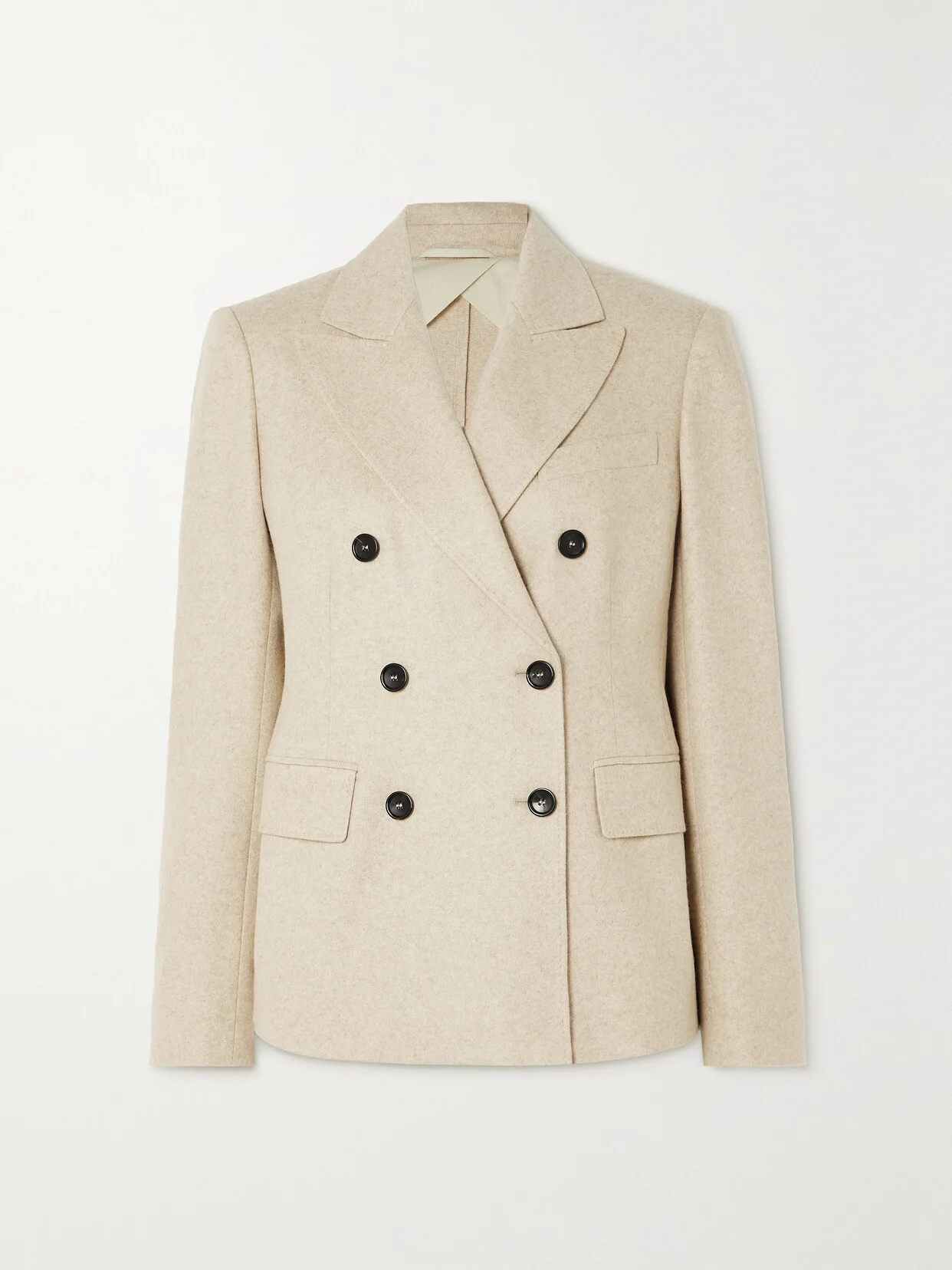 Calata Double-breasted Cashmere Blazer - 1