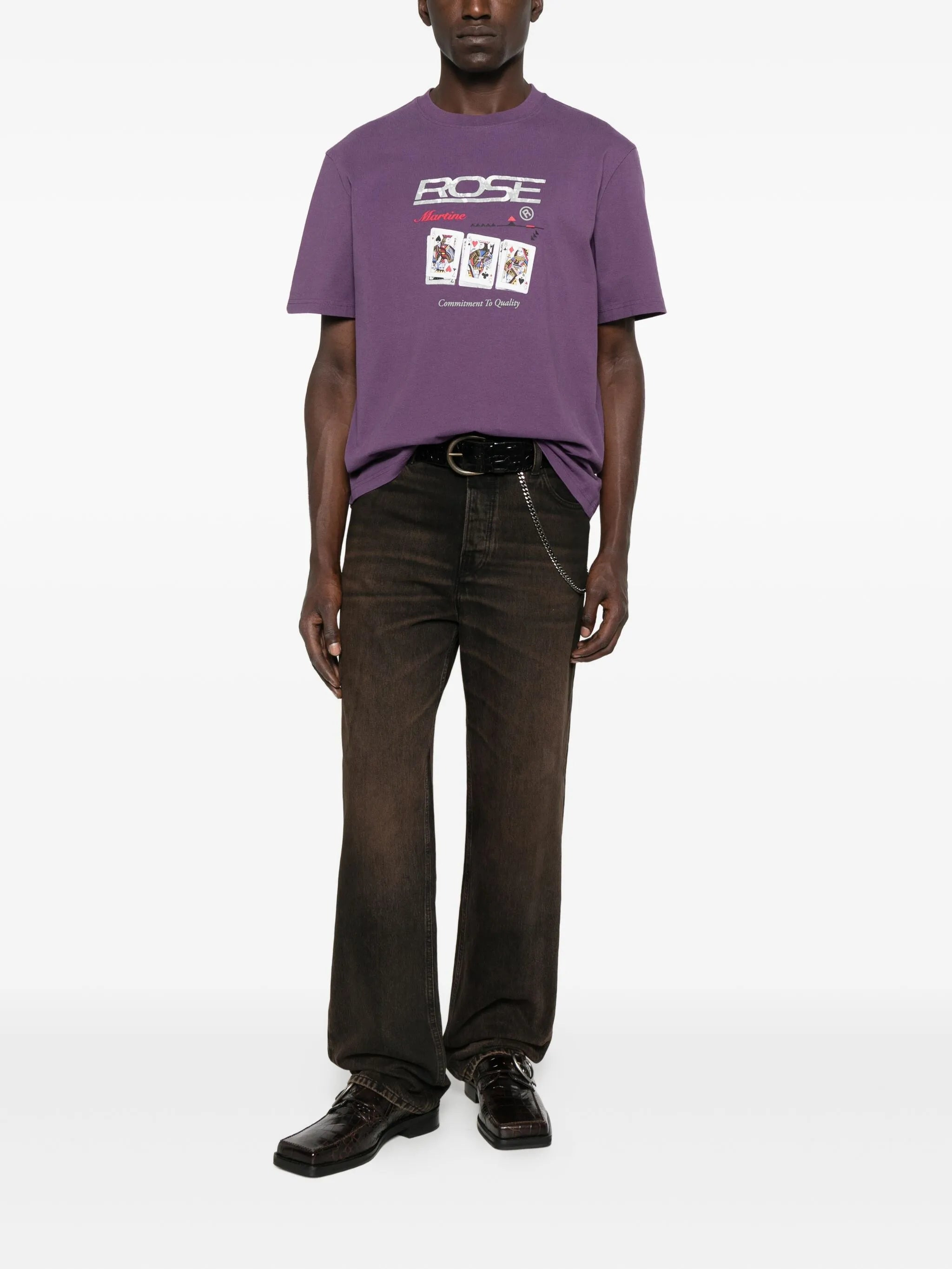 Martine Rose Playing-cards T-shirt - 4
