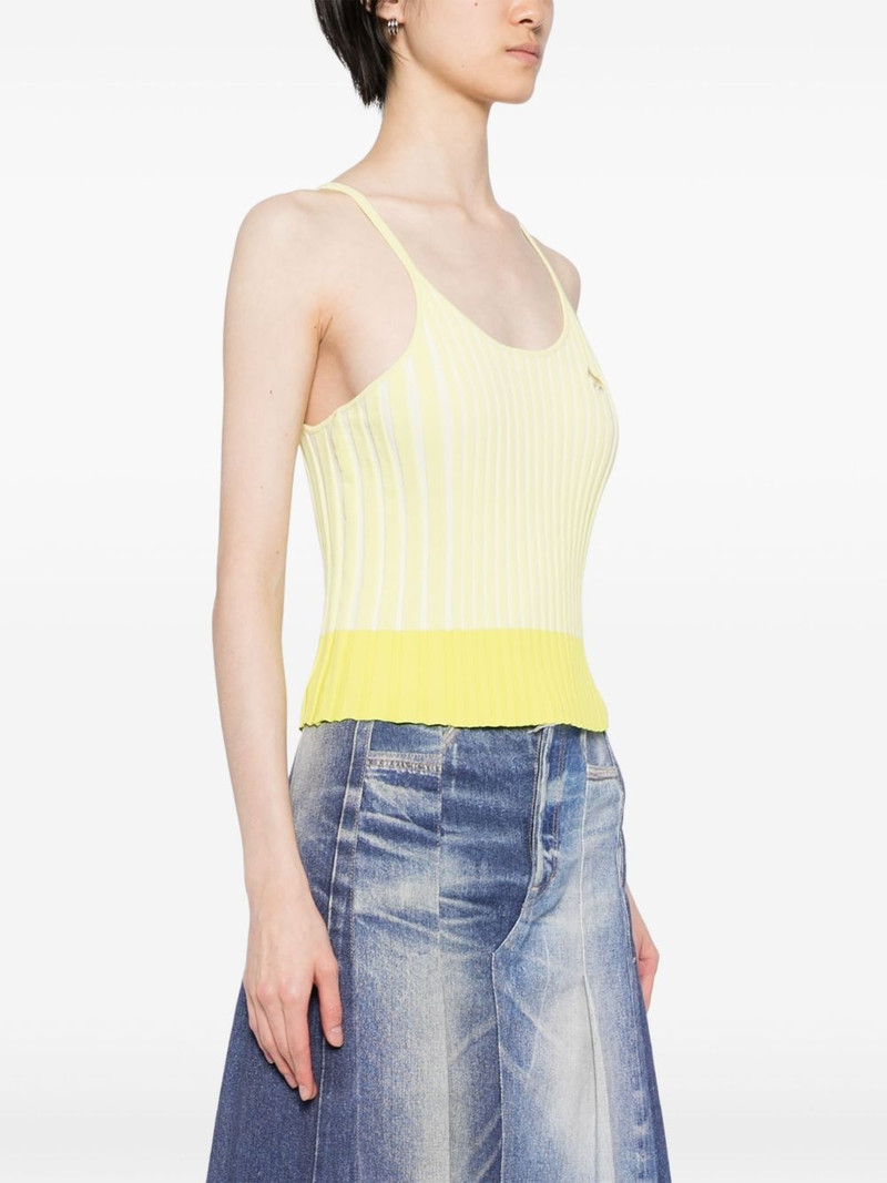 baby fox-patch ribbed tank top 3