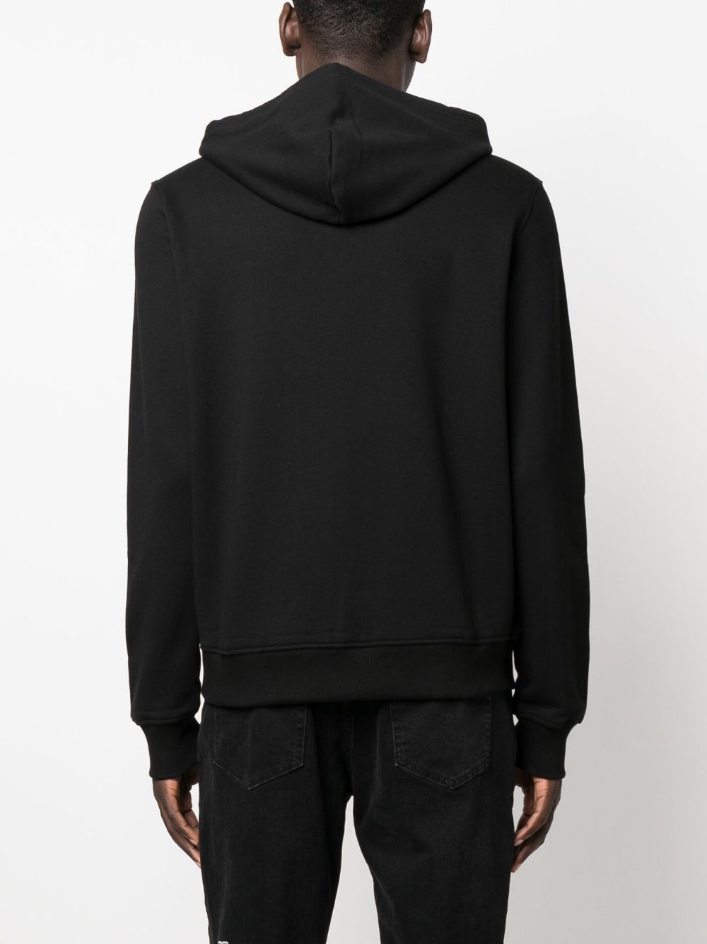 logo-patch hooded jacket - 4