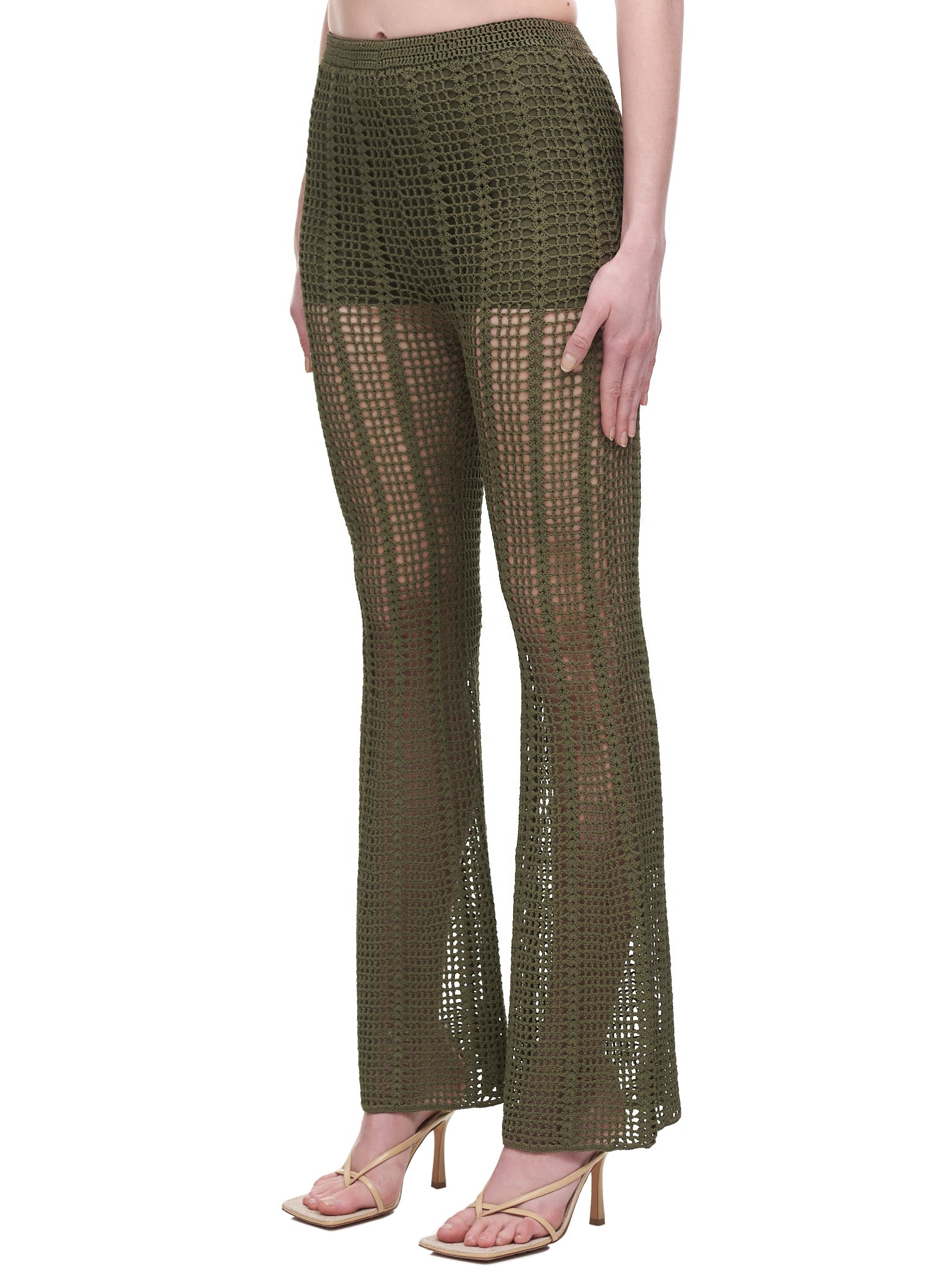 Open Crochet Trousers - 2